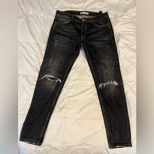 Zara dark denim jeans
